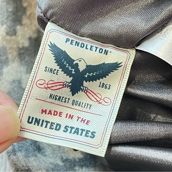 Pendleton the Portland collection 100% Virgin Wool Geometric Midi Pencil Skirt - Picture 9 of 14